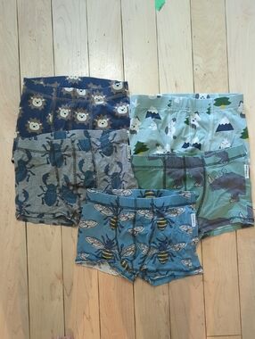 Maxomorra Kids Organic Cotton Underwear Pack Set Of 5 - 8 Years